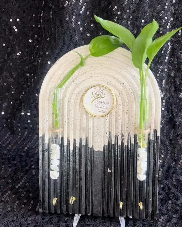 جا کلیدی گلدانی دورنگ